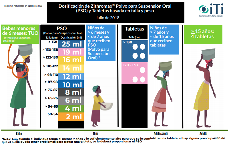 Zithromax<sup>®</sup> Dosing Guidlines - Spanish